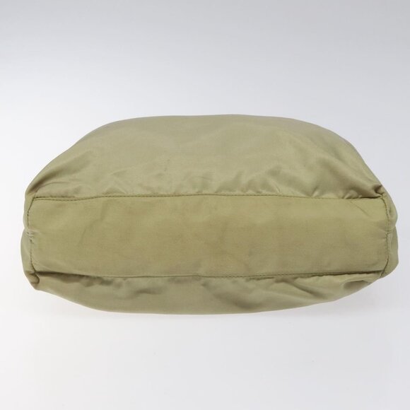 PRADA Tote Bag Nylon Beige Auth EC618 - Picture 6 of 16